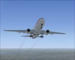 FSX Default 737-800 Engine Smoke